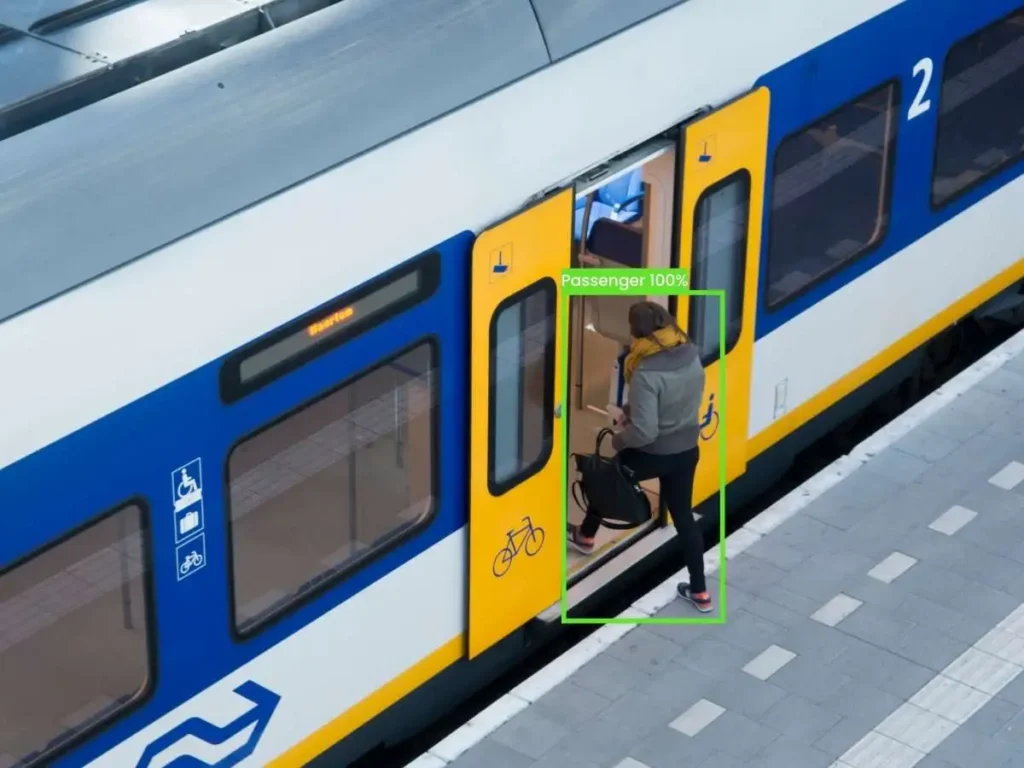Computer Vision for Passenger Flow Monitoring in Trains: Pilot Study