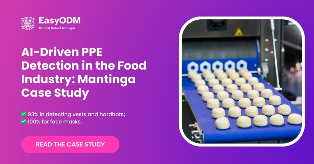 AI-Driven PPE Detection in the Food Industry Mantinga Case Study