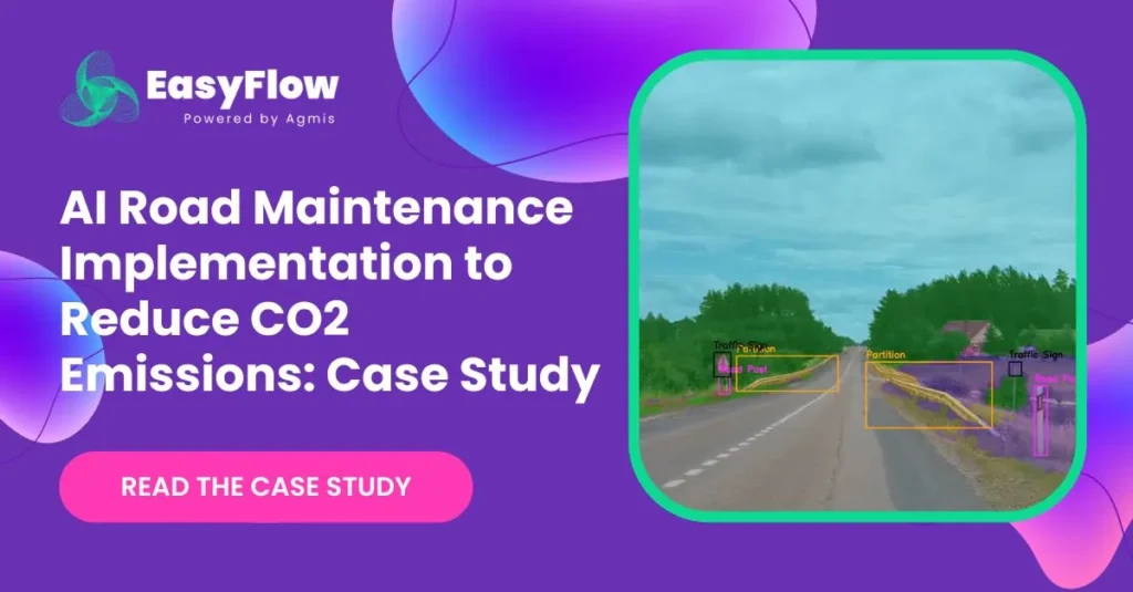 AI Road Maintenance Implementation to Reduce CO2 Emissions Case Study