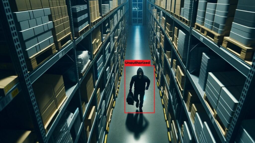 AI warehouse security system
