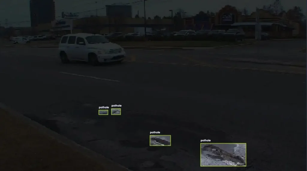 pothole detection using AI